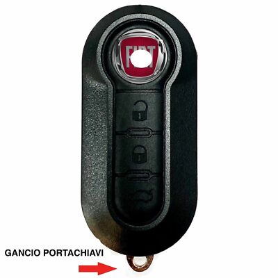 Gancio Di Supporto Interno Per Chiave Auto Compatibile Con Fiat Lancia Panda Punto 500L Delta Ypsilon