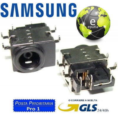 Presa Alimentazione DC Power Jack Originale Per Notebook Samsung N140 NP-N140 - Connettore Di Ricambio Alta Qualità