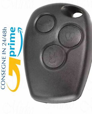 Guscio Cover Chiave Telecomando 3 Tasti Compatibile Con Renault Clio Modus Kangoo Twingo Ricambio Scocca Protettiva