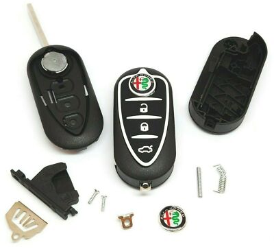 Guscio Cover Scocca Telecomando Compatibile Per Alfa Romeo Giulietta E Mito 3 Tasti Guscio Di Ricambio Senza Logo
