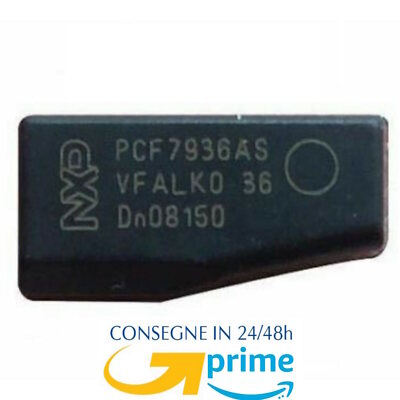 Transponder Chip Vergine PCF7935 ID44 per Programmazione Chiavi Auto Ricambio Elettronico Alta Qualità