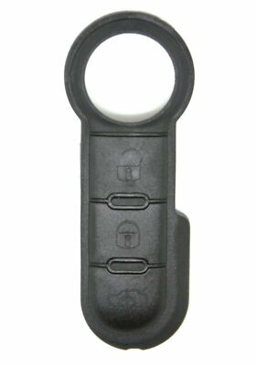 Tastierino In Gomma Ricambio Per Telecomando 3 Tasti Compatibile Con Fiat 500 Panda Punto Bravo Lancia Musa