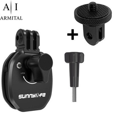 Supporto Universale In Alluminio CNC Per Parabrezza Moto E Scooter Compatibile Con Action Cam E Smartphone Staffa Anti-Vibrazione Professionale