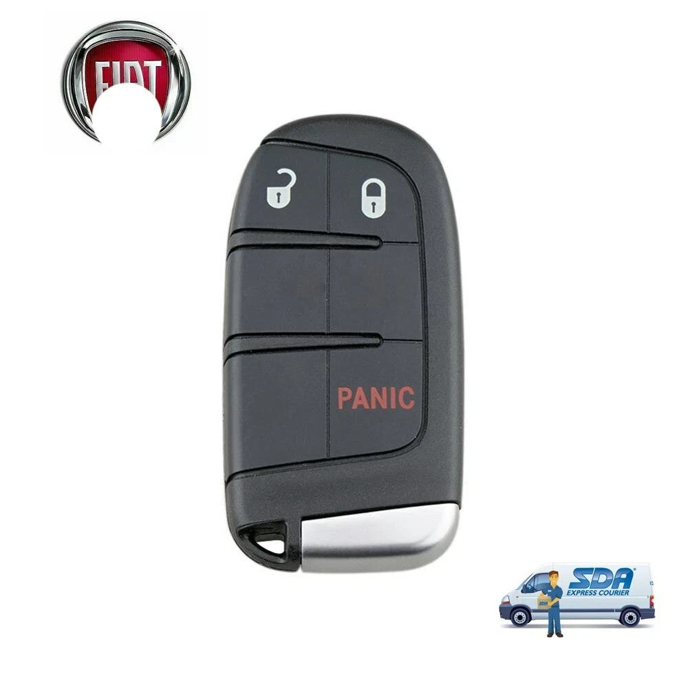 Guscio Chiave Cover Telecomando Compatibile Con Fiat Freemont Dodge Journey E Jeep Cherokee Ricambio Professionale Senza Elettronica