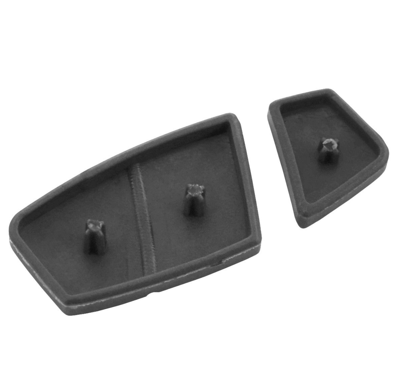Gommino Ricambio Tasti Telecomando Fiat Punto Panda Stilo Membrana 3 Pulsanti Nera 12,25mm
