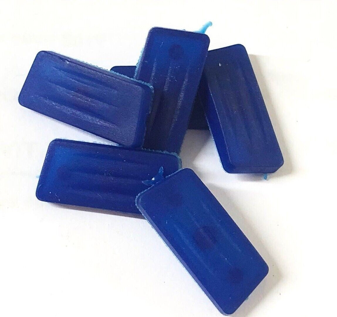 Gommino Tasto Chiave Compatibile Fiat Punto Panda 500 Doblo Stilo Bravo - Ricambio Tasti Telecomando Colore Blu Chiaro