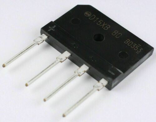 Ponte Raddrizzatore A Diodi D15XB80 - 15A 800V - Componente Elettronico Di Alta Qualità Per Alimentatori