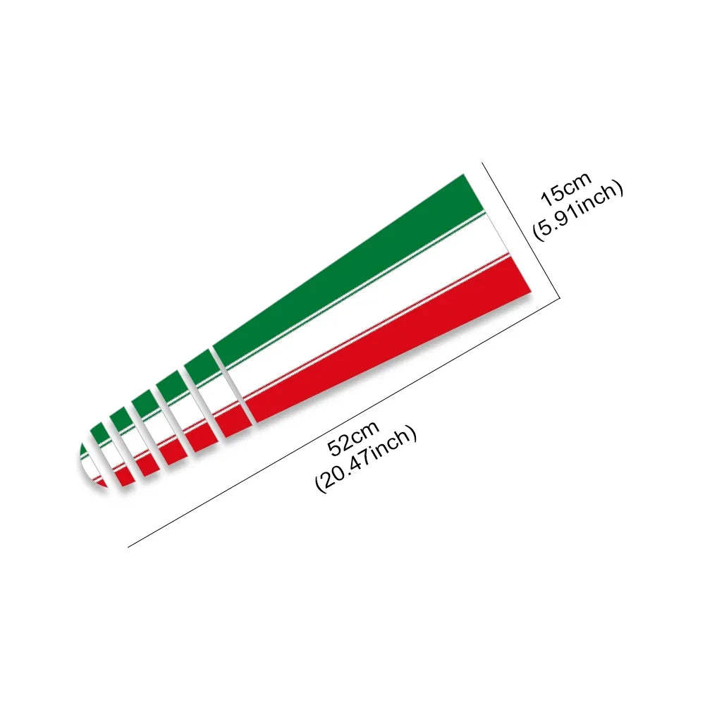 Adesivo Cofano Auto in PVC per Fiat 500 Abarth 1 pezzo