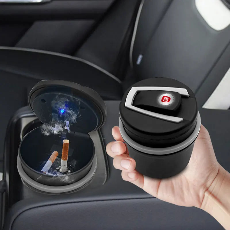 Posacenere Auto Portatile LED Luce Sigaretta 1 Pezzo