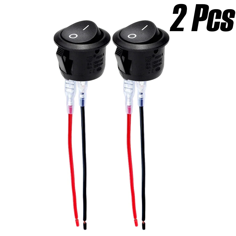Interruttore Joystick SPST 2 pin 12V per auto camper barca 4 pezzi