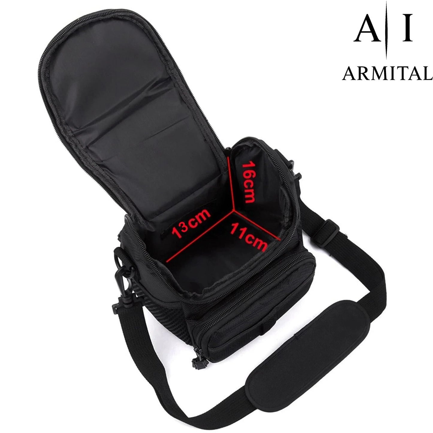 Borsa Fotocamera Reflex DSLR Impermeabile Antiurto per Canon Nikon Sony Fujifilm