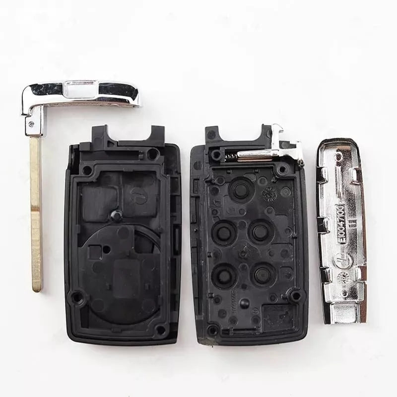 Guscio Scocca Chiave Telecomando 5 Tasti Compatibile Con Land Rover Range Rover Sport Evoque Discovery Lama Vergine Inclusa