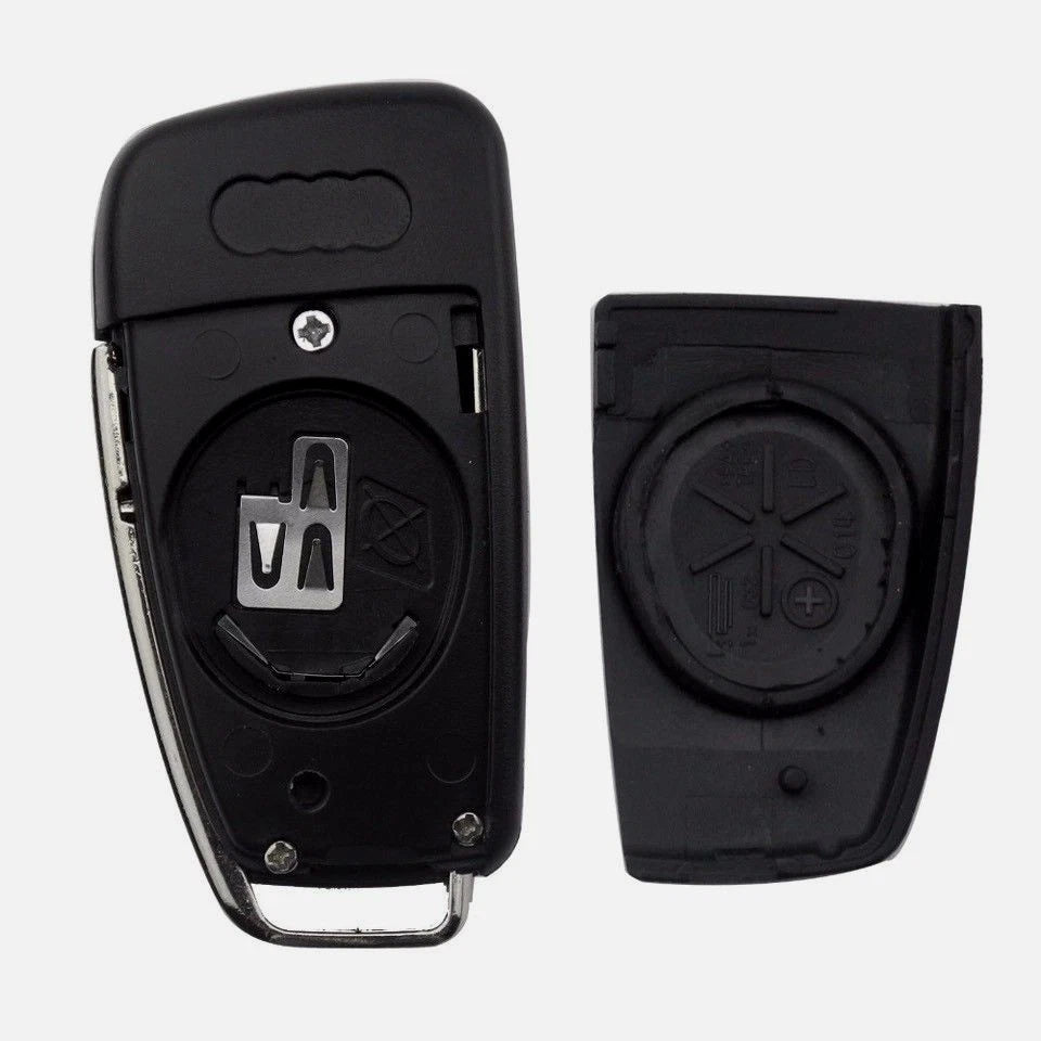 Guscio Cover Chiave Auto Per Audi A1 A3 A4 A5 A6 A8 TT Q5 Q7 Ricambio Telecomando 3 Tasti Con Lama A Scatto