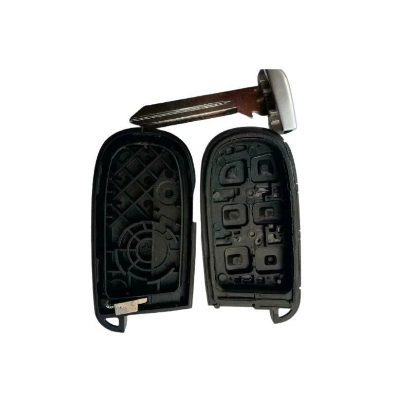 Guscio Cover Chiave Compatibile Con Fiat Freemont E Jeep Cherokee Ricambio Telecomando 2-3 Tasti Con Lama Inclusa Alta Qualità