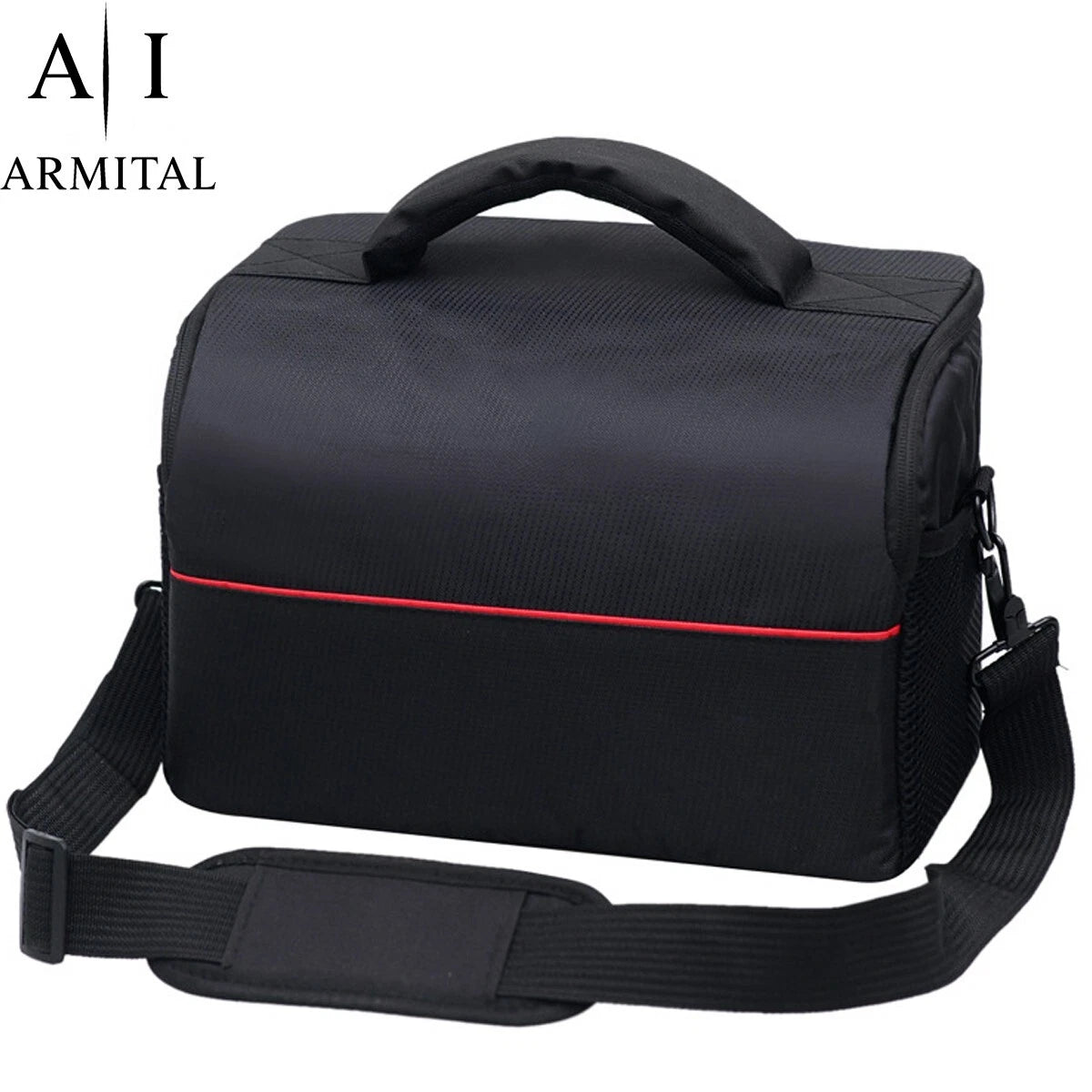 Borsa Tracolla Impermeabile per Fotocamera Reflex DSLR Mirrorless Canon Nikon