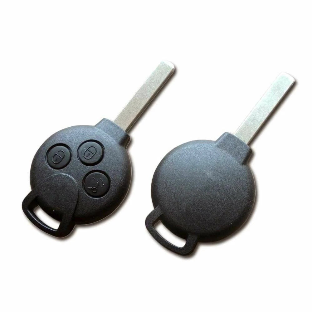 Guscio Chiave Compatibile Per Smart Fortwo Coupé Cabrio E Forfour - Scocca Ricambio 3 Tasti In Abs Alta Qualità