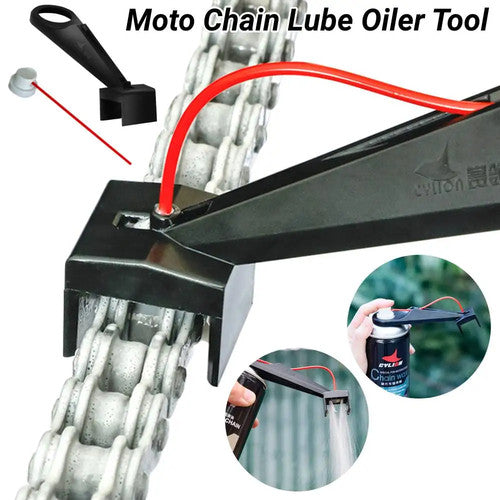 Oliatore Catena Moto Spray Gear Applicatore Lubrificante Professionale Pulizia