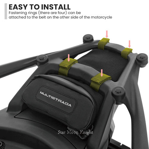 Borsa Portapacchi Moto per Ducati Multistrada V4 S Pikes Peak Rally Cordura