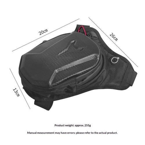 Borsa Gamba Moto Rigida EVA Marsupio Impermeabile Outdoor per BMW e Honda