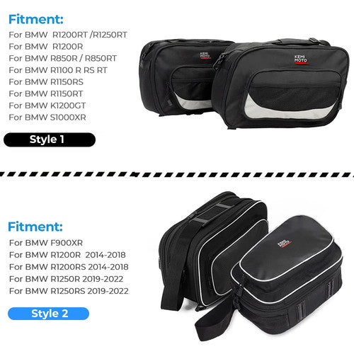 Borsa Moto Laterale Interna per BMW R1200RS R1250RS R850RT e R1150RS in PVC