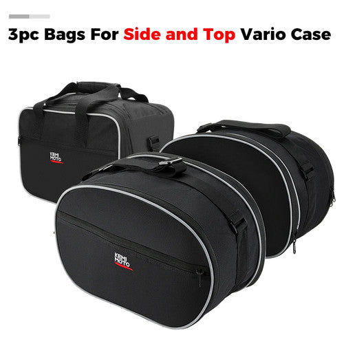 Borsa Interna Espandibile per Valigie Vario BMW R1300GS e R1300GS Adventure 2023-2024 - Tessuto PVC 1680D Impermeabile 30 Litri