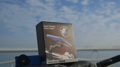 Supporto Cellulare Universale Per Moto E Bici Rotazione 360 Gradi Con Adesivo 3M Ultra Resistente E Sistema Di Sgancio Rapido