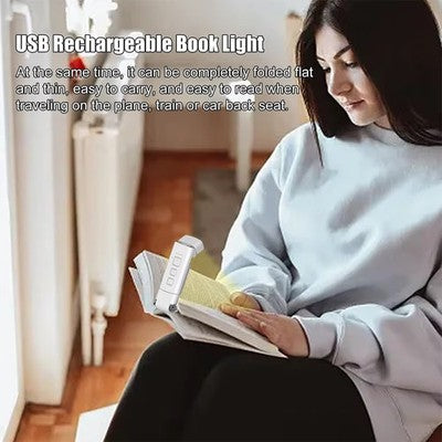 Lampada Da Lettura LED Portatile Ricaricabile USB Con Clip Per Libri E Scrivania Luce Dimmerabile Senza Fili