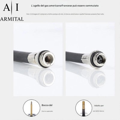 Mini Pompa Portatile Per Bicicletta 100 PSI In Lega Di Alluminio Valvola Presta E Schrader Per MTB Bici Da Corsa E BMX