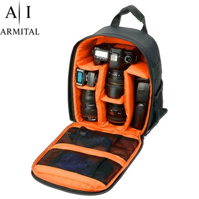 Zaino Fotografico Professionale Impermeabile In Nylon Per Reflex E Mirrorless - Custodia Leggera Multifunzione Con Divisori Regolabili - Design Ergonomico Unisex Per Fotografia Outdoor
