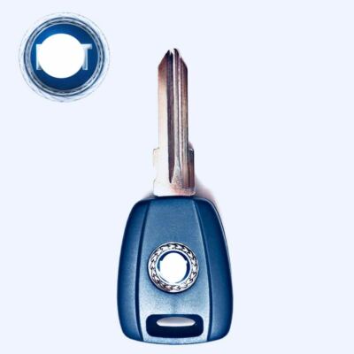Guscio Chiave Compatibile Fiat 600 Seicento Punto Panda - Scocca Telecomando Senza Tasti con Lama a Punta da Intagliare