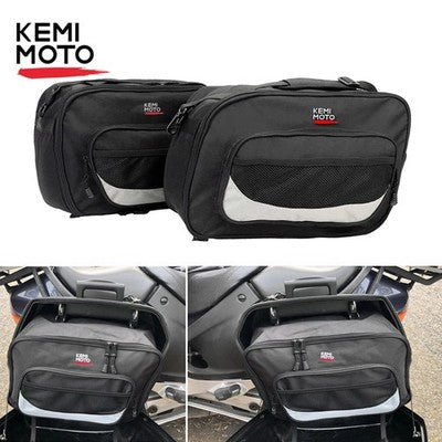 Borse Interne Laterali Per Moto Touring Compatibili Con Serie R R1200RS R1250RS R1100GS E Modelli RT - Coppia Di Borse Da Viaggio Espandibili In Tessuto Impermeabile