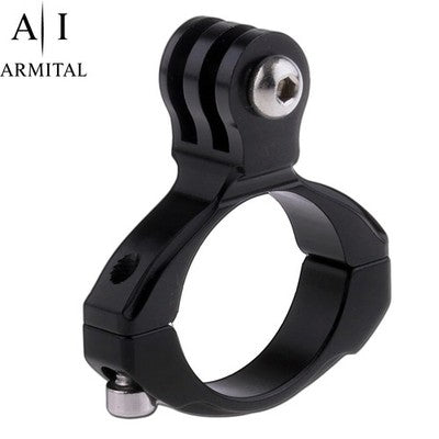 Supporto Manubrio Professionale in Alluminio per Action Cam Compatibile con GoPro Hero 12 11 10 9 Attacco Universale per Bicicletta Moto e MTB Stabile e Resistente