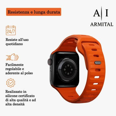 Cinturino Sportivo In Silicone Traspirante Per Apple Watch Serie 1-11 SE Ultra 2 Maglia Forata Anallergica 38-49mm