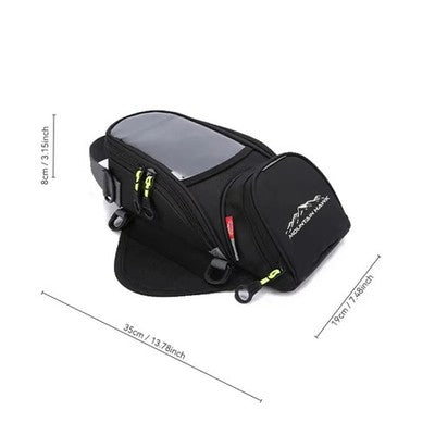 Borsa Da Serbatoio Moto Magnetica Multifunzione E Porta Cellulare In Tessuto Oxford Resistente