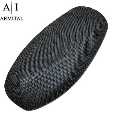 Coprisella Moto Universale In Rete 3D Traspirante Antiscivolo Protezione UV Comfort Honeycomb Taglie M L