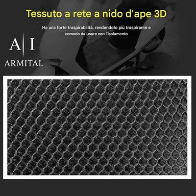 Coprisella Moto Universale In Rete 3D Traspirante Antiscivolo Protezione UV Comfort Honeycomb Taglie M L