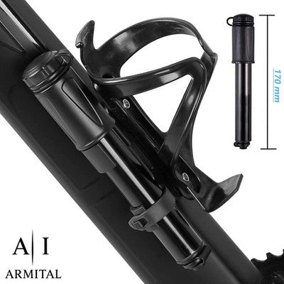 Mini Pompa Portatile Per Bicicletta 100 PSI In Lega Di Alluminio Valvola Presta E Schrader Per MTB Bici Da Corsa E BMX