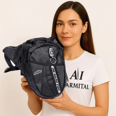 Marsupio Da Gamba Per Moto In Tessuto Oxford Impermeabile Regolabile Ideale Per Trekking Viaggi E Tempo Libero