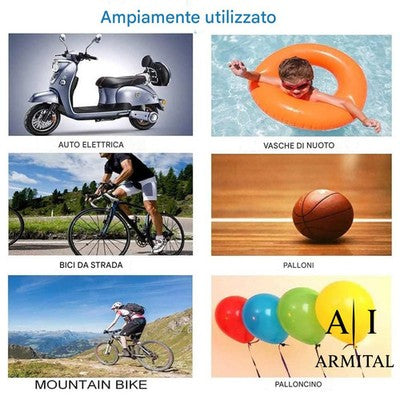 Mini Pompa Portatile Per Bicicletta 100 PSI In Lega Di Alluminio Valvola Presta E Schrader Per MTB Bici Da Corsa E BMX