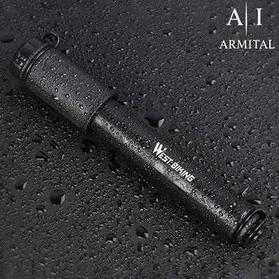 Mini Pompa Portatile Per Bicicletta 100 PSI In Lega Di Alluminio Valvola Presta E Schrader Per MTB Bici Da Corsa E BMX