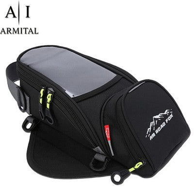 Borsa Da Serbatoio Moto Impermeabile Con Porta Cellulare Touch Screen Universale In Tessuto Oxford Ad Alta Resistenza