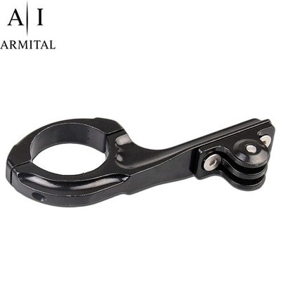 Supporto Manubrio Professionale in Alluminio per Action Cam Compatibile con GoPro Hero 12 11 10 9 Attacco Universale per Bicicletta Moto e MTB Stabile e Resistente