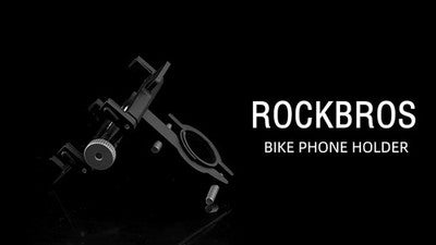 Supporto Cellulare Universale in Alluminio per Moto e Bici, Rotazione 360 Gradi, Sistema Anti-Caduta a 5 Ganci, Estremamente Robusto e Stabile