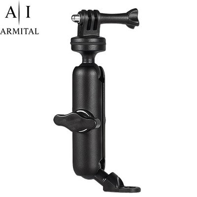 Supporto Specchietto Moto per GoPro e Action Cam in Alluminio Rinforzato con Rotazione 360 Gradi e Sistema Antivibrazione Professionale
