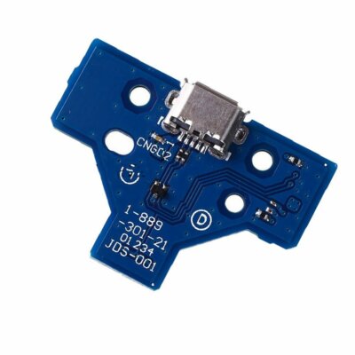 Modulo Scheda Di Ricarica Micro USB JDS-001 Con Porta 14 Pin Per Controller Playstation 4 Ricambio Connettore Alimentazione