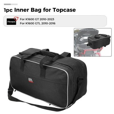 Borsa Interna Per Bauletto Posteriore Compatibile Con BMW K1600GT E K1600GTL - Borsa Da Viaggio Espandibile In Tessuto 1680D Impermeabile