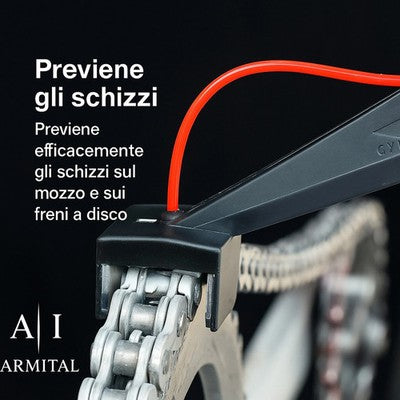 Applicatore Lubrificante Catena Moto Strumento Professionale per Manutenzione Pulizia e Lubrificazione di Precisione Senza Sprechi Universale