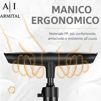 Pompa Da Officina Professionale In Alluminio 160 PSI Con Manometro Di Precisione Per Valvole Presta E Schrader Universale Per Bici Moto E Auto