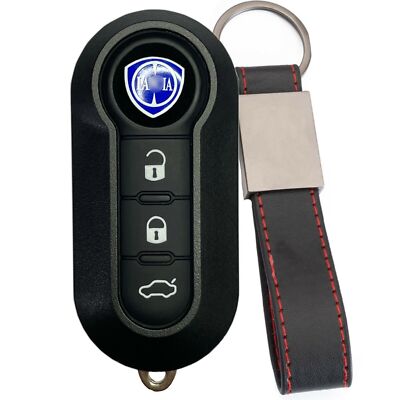 Guscio Chiave Telecomando Compatibile Con Lancia Musa Delta Ypsilon - Cover Ricambio 3 Tasti Alta Qualità