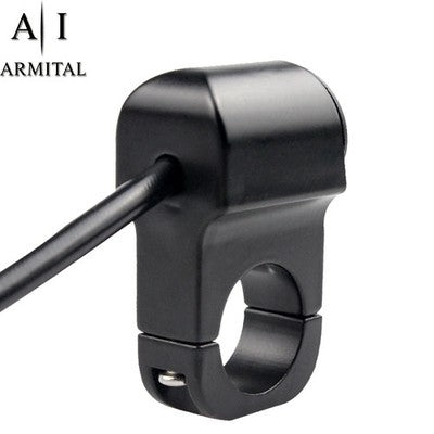 Interruttore Manubrio Moto Universale 22mm Impermeabile 12V 10A Comando Luci LED Tre Posizioni Lega Di Alluminio Per Moto Scooter ATV
